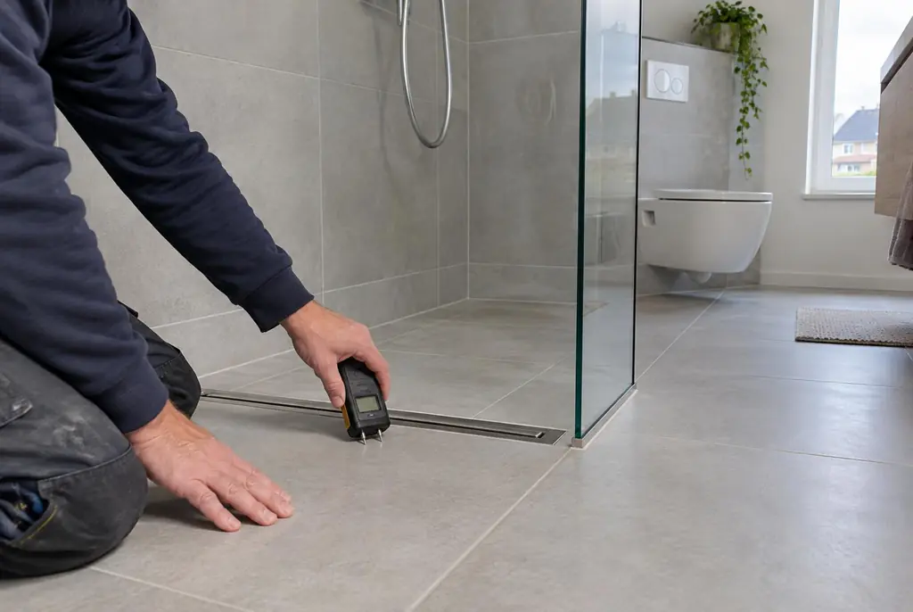 Lekdetectie Vriezenveen – badkamer in een nieuwbouwwoning